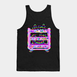 Art Teacher Painty Rainbow Cart Tank Top